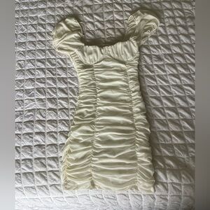 Hello molly ruched mini dress